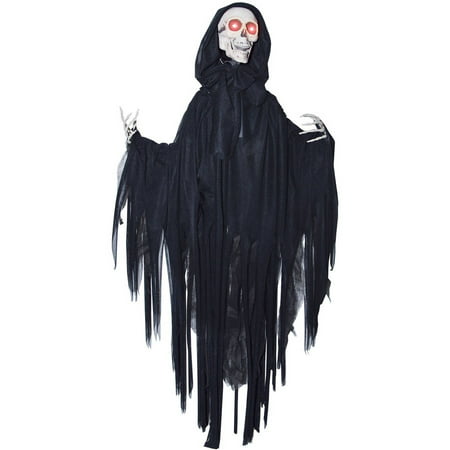 Head Dropping Black Reaper Halloween Decoration