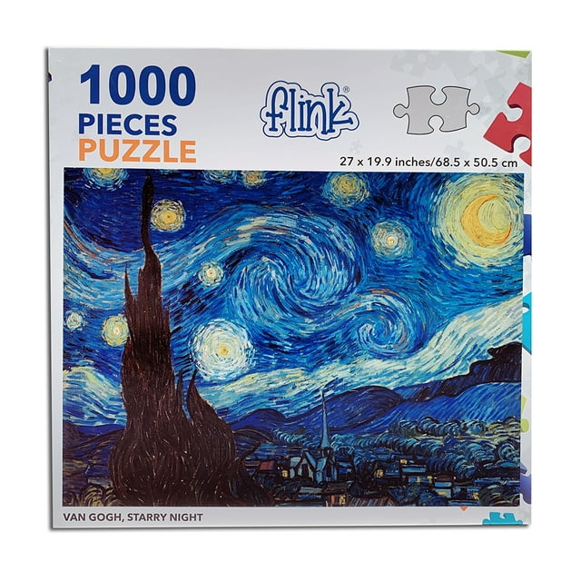 Rompecabezas la Noche ESTRELLADA de Van Gogh FLINK 1000 piezas