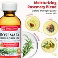 thumbnail image 4 of De La Cruz Rosemary Revitalizing Blend Hair Oils, 8 FL oz, 4 of 11