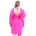 thumbnail image 4 of Solid Mini Dress With Bodycon Fit, Side Slit, And Spaghetti Straps, 4 of 5