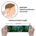 thumbnail image 6 of Naloa Jelly Fish Fashionable Sport Sweatband for Running, Yoga, Basketball - Head Circumference 19.6-22.4 inches, 6 of 9