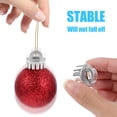 thumbnail image 5 of NIYANGLE 10pcs Replacement Ornament Caps Plastic Round Silver for Christmas, 5 of 5