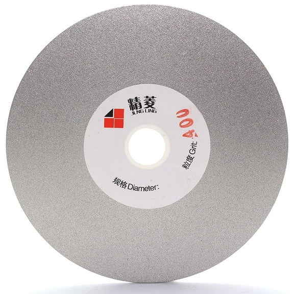 JINGLING 4" inch 100mm Diamond Flat Lap Disc Coated Grinding Disk Grit 400 Medium