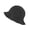 Charcoal, variant on Bucket Hat - Men Women 100% Cotton & Denim UV Protection Tennis Packable Summer Travel Beach Sun Hat(SM, Yellow)