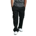 thumbnail image 1 of FOCUSNORM Man Juniors Casual Pants Solid Color Loose Pocket Drawstring Long Trousers, 1 of 7