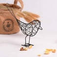 thumbnail image 3 of Elegantes figuras de pájaros de metal y hierro: juego blanco y negro para el hogar, la oficina, la decoración del jardín y accesorios de fotografía, 3 of 5