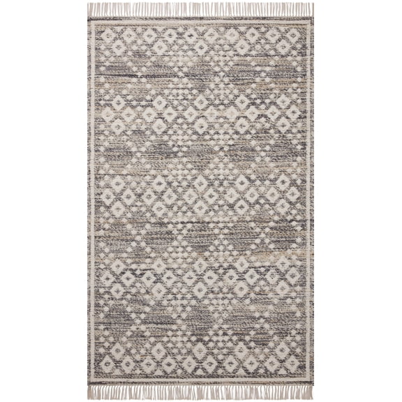 Angela Rose x Loloi Rivers Denim / Ivory 5'-0" x 7'-6" Area Rug