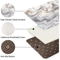 thumbnail image 6 of Bathroom Rug Set of 3, 3 Pieces Bath Mats Set for Bathroom, Marble Texture No Silp Washable Cover Floor Rug Decorations for Kitchen Bathroom Bedroom, 6 of 6