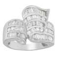 thumbnail image 2 of 14KT White Gold 2 ct. TDW Round and Baguette-cut Diamond Ring (H-I,VS2-SI1), 2 of 4