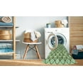 thumbnail image 2 of Ahgly Company Machine Washable Indoor Rectangle Transitional Olive Drab Green Area Rugs, 5' x 8', 2 of 7