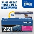 thumbnail image 3 of Brother TN221M Toner Cartridge - Magenta, 3 of 6