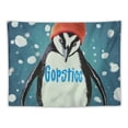 thumbnail image 5 of Orinice Penguin Tapestry Wall Hanging Graphic Tapestries Home Wall Decor Art for Living Room Bedroom Farmhouse Dorm 40x30inch, 5 of 6