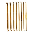 thumbnail image 1 of 8Pc Aluminium Crochet Hooks Knitting Needles Two Ends DIY Crocheting Weave Craft, 1 of 8