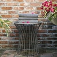 thumbnail image 5 of Novogratz Poolside Gossip Collection, Roberta Outdoor/indoor Side Table, Charcoal, 5 of 5
