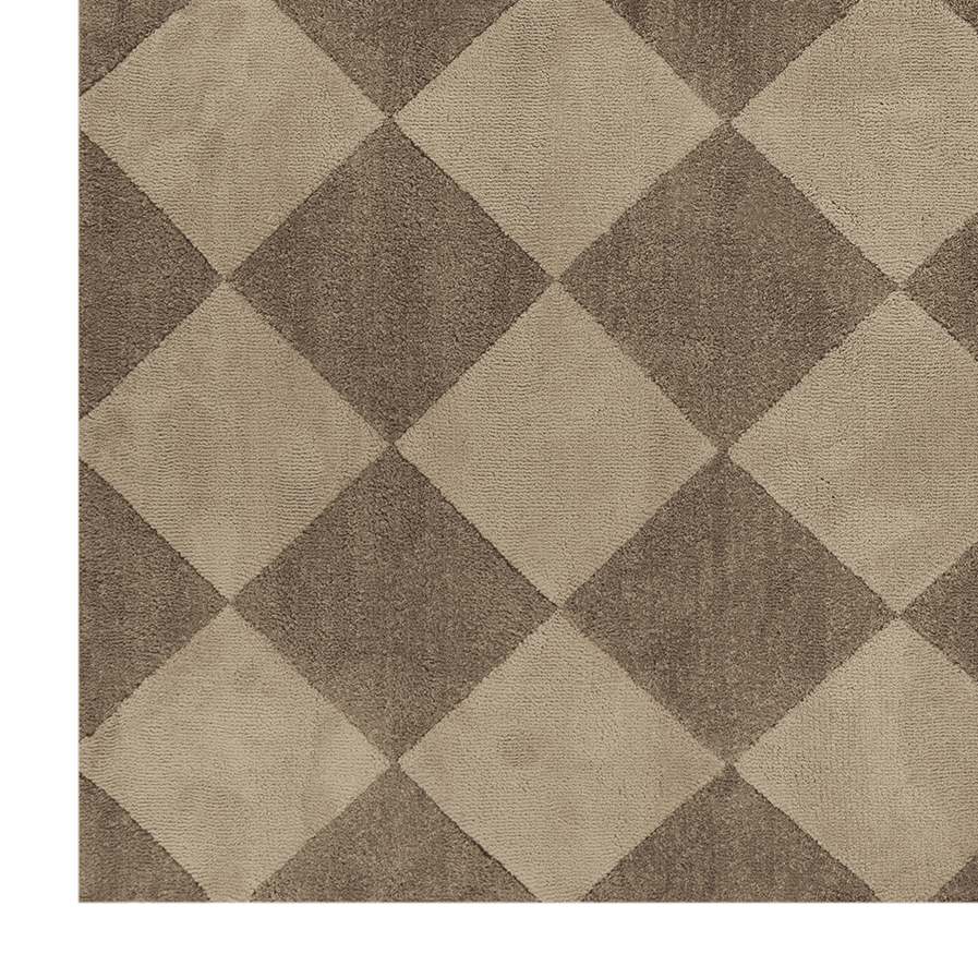 Better Homes & Gardens Brown Diamond Indoor 8' x 10' Area Rug