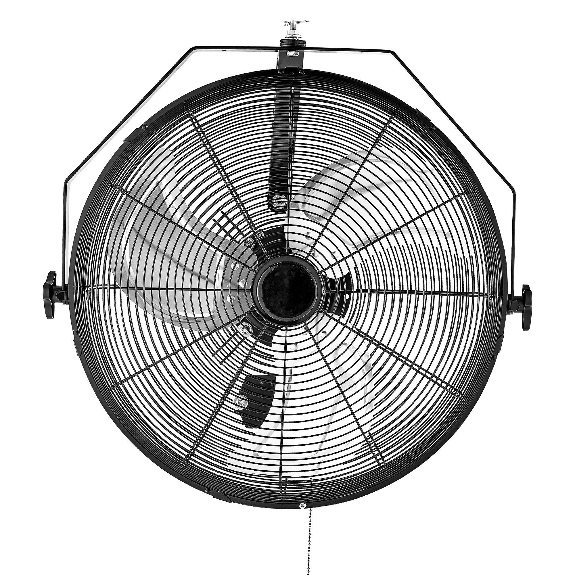 18 Inch Industrial Wall Mount Fan, 3 Speed Settings, 4000 CFM High Velocity, for Garage Workshop Warehouse, Heavy Duty Metal, ETL Certified