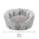 thumbnail image 3 of Cojín Redondo Para Mascotas, Cama Para Gatos Y Perros Pequeños, Cama Cálida De Invierno, Suministros Para Mascotas Lavables A Máquina, Cama Para Gatitos, Parte Inferior Antideslizante matsuzay PT002261-00, 3 of 6