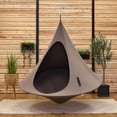 thumbnail image 5 of Vivere CACDT7 Sheltered Hanging Chair Polyester Cotton Blend Double, Taupe, 5 of 7