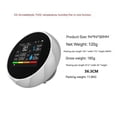 thumbnail image 3 of Wireless Air Quality Detector 5 in 1 TVOC CO HCHO Temperature Humidity Detector Home Desk Air Quality Monitor, 3 of 5