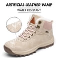 thumbnail image 3 of Mishansha Women Men Winter Ankle Boots Waterproof Non-Slip Snow Boots, 3 of 8