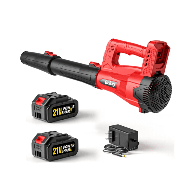 Soplador Aire Electrica Inalambricas 1800w 800cfm 15000mah2 Belug Rojo