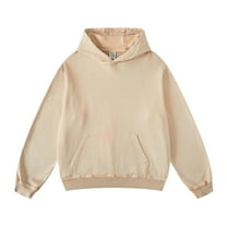 hotojiny Hoodies for Men Fall Outfits Casual Loose Long Sleeve Sweatshirts Vintage Washed Hooded Pullover Tops with Pocket