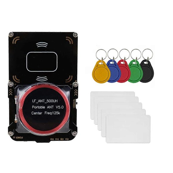 Proxmark3 RFID Card Reader+5XUID Card/Keychain IC/ID Key Writer RFID Duplicator NFC 5.0 Smart Chip