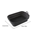 thumbnail image 4 of Inteprter Cesta de silicona para freidora de aire, freidora de aire plegable para pollo frito, bandeja para hornear alimentos resistente al Type2 NO2, 4 of 6