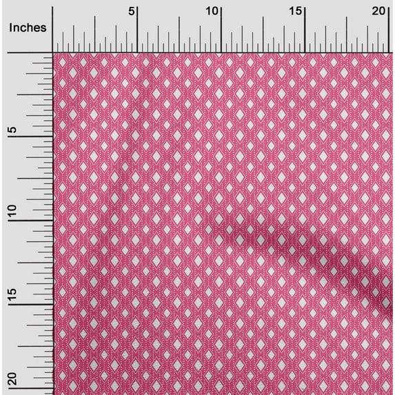 oneOone Silk Tabby Pink Fabric Christmas Diy Clothing Quilting Fabric Print Fabric By Yard 42 Inch Wide