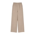 thumbnail image 5 of JFGHDG Airport Sets for Women Linen Sets for Women 2 Piece Casual Button Sleeveless Tops with Wide Leg Pants Blouses Summer Vacation Travel Outfit 2026 Khaki M, 5 of 8