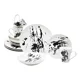 thumbnail image 1 of Vajilla Kaiser Porcelana 16 Pzas Blanco Negro 4 Pers, 1 of 6