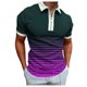 thumbnail image 1 of Gibobby Playera Tipo Polo Hombre Polo de piqué de algodón elástico sólido de Manga Corta Camisa de Polo para Hombre(Morado,G), 1 of 5