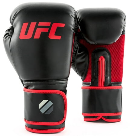 UFC Vanquish Training Gloves - 12oz, Black - MMA Boxing Training Gloves with Multi-Layer Foam Padding, 360 Strap, and Breathable VaporVent Mesh Palm - Recommended for Sparring, Heavy Bag Training, &