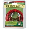 Four Paws Walk-About Tie-Out Cable Medium Weight for Dogs up to 50 lbs, 20' Long
