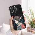 thumbnail image 2 of ¡Dale a tu iPhone un aspecto moderno con una colorida funda para teléfono con estampado de dibujos animados y arenada!, 2 of 4