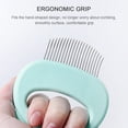 thumbnail image 6 of Xirurus Cat Hair Shell Comb Deshedding Dematting Brush Tangles Removal Tool for Dogs Cats - Green, 3.5x3.9 in / 9x10 cm, 6 of 9