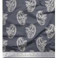 thumbnail image 1 of Soimoi Rayon Crepe Fabric Paisley Block Fabric Prints by Yard 46 Inch Wide, 1 of 1