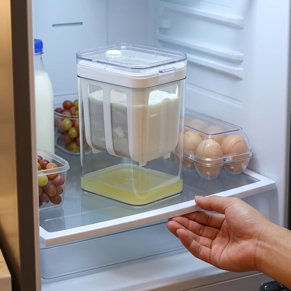 Yogurt Strainer Large Capacity Fine Mesh Yogurt Maker Strainer with Lid
