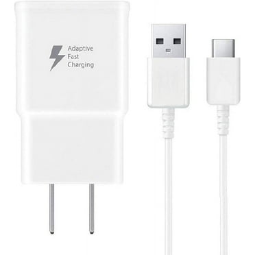 Adaptive Fast Wall Charger Kit Compatible with Samsung Galaxy Tab S5e Fast Charging AFC Wall Charger   4 ft Type-C Cable - White