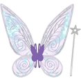 thumbnail image 1 of Fairy Wings For Adults,butterfly Wings For Girls Women,halloween Costume Sparkle Angel Wings Dress Up Party Favor, 1 of 5