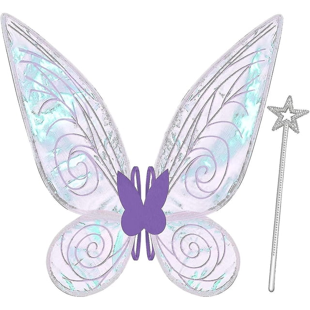 Fairy Wings For Adults,butterfly Wings For Girls Women,halloween Costume Sparkle Angel Wings Dress Up Party Favor