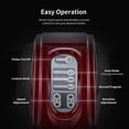 thumbnail image 4 of Bilot Shiatsu Foot Massager Machine Massage for Feet, Leg Calf Ankle, Nerve Pain Therapy Spa Gift Deep Kneading Rolling Massage, Electric Shiatsu Foot Massager w/Remote, 4 Massage Modes, Burgundy, 4 of 5