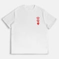 thumbnail image 2 of Queen of Hearts T Shirts for Women Retro Playing Card Graphic Tees Fashion Short Sleeve Tops Cotton Shirts for Daily Outfits White,2XL, 2 of 8