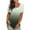 Green, variant on Ikevan Women Summer Casual T-Shirt Gradient Pullover Blouse Short Sleeve Tops
