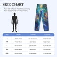 thumbnail image 4 of Lsque Colorful Winged Dolphin Print Men's Pajama Pants, Lounge Pant - Comfortable Home Wear,Elastic Waistband, Stylish Design-X-Large, 4 of 9