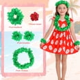thumbnail image 5 of Marendyee Hawaiian Red Leaf Dress Summer Dress Halloween Christmas Costumes Cosplay Birthday, 5 of 17