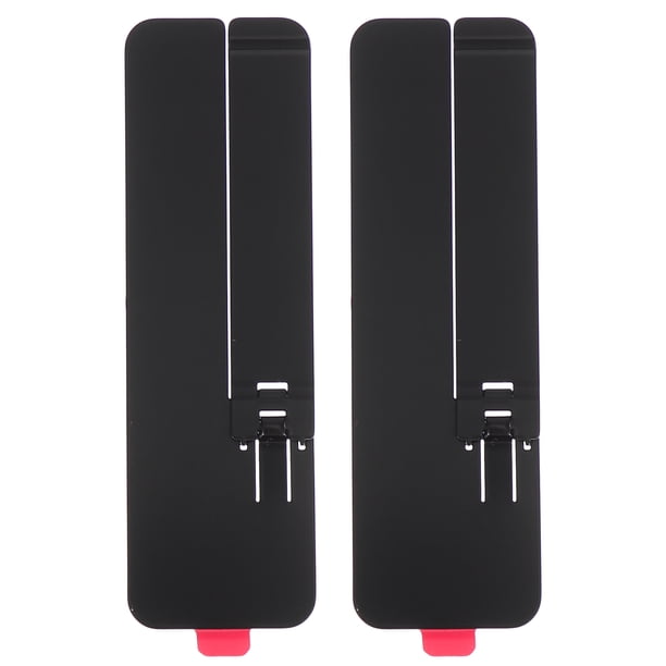 2 soportes de escritorio para teléfono móvil, soportes traseros de acero inoxidable.