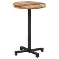 thumbnail image 1 of vidaXL Bistro Table Round Ø50x75 cm Solid Reclaimed Wood, 1 of 4