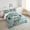 Teal 02, variant on Erosebridal Camping RV Car Twin Comforter Sets 3-Piece for Boys Girls,Teens Autumn Botanical Branches Bedding Set,Black Reversible,Super Cozy Room Decor