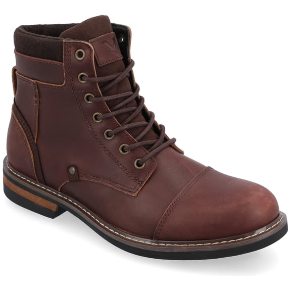 Territory Mens Yukon Wide Width Tru Comfort Foam Lace-up Cap Toe Ankle Boot